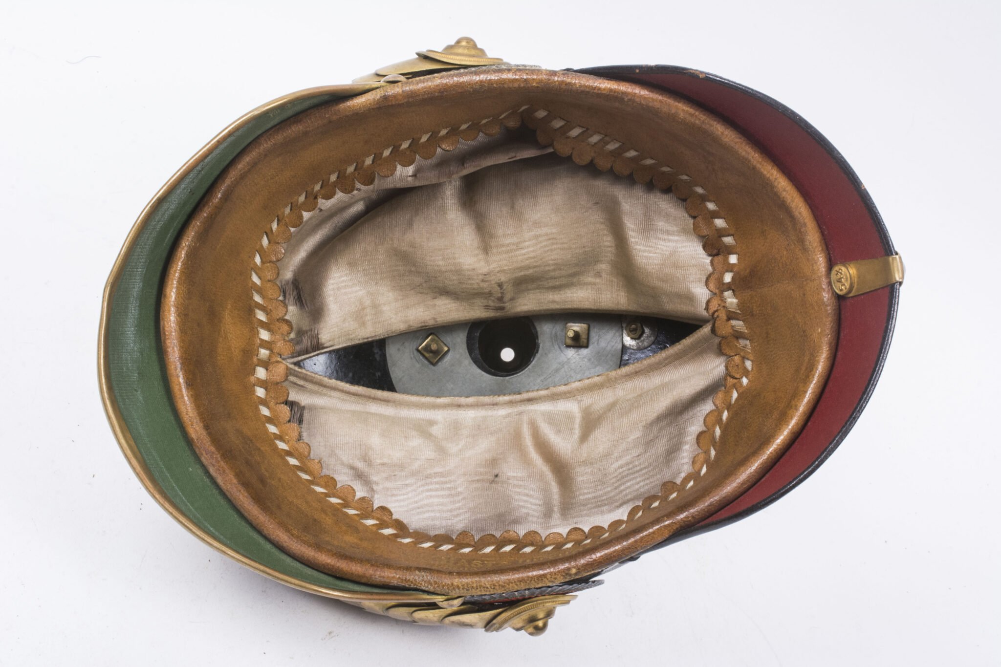 (WWI) Sachsen Officers Pickelhaube with Parade Bush — image 21