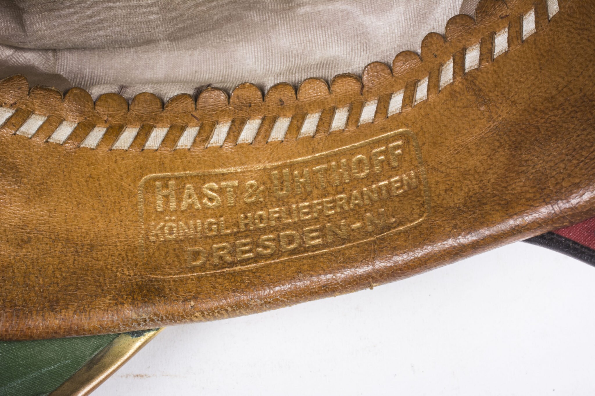 (WWI) Sachsen Officers Pickelhaube with Parade Bush — image 23