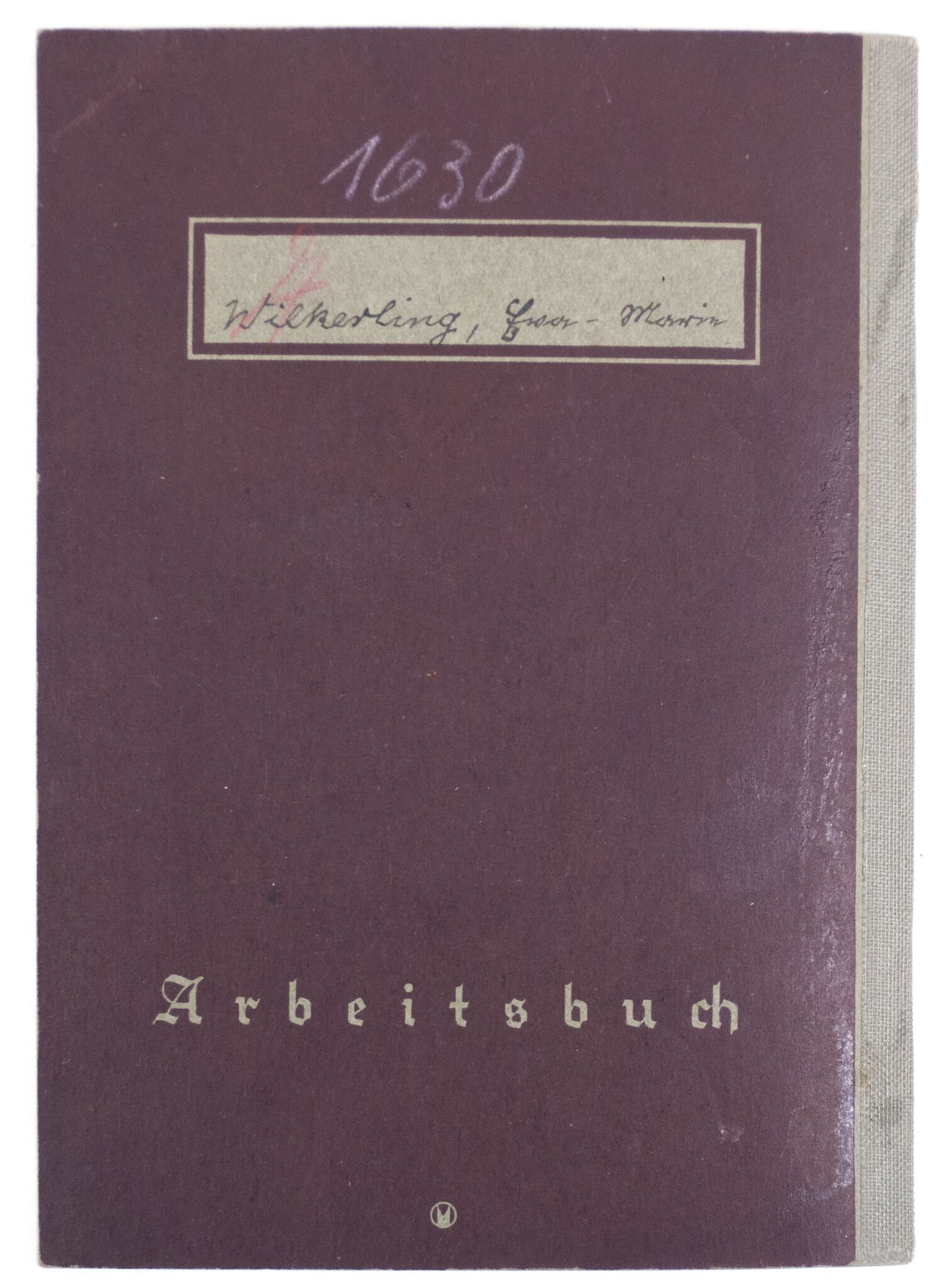 Arbeitsbuch second type Arbeitsamt Halle (with Siebel Flugzeugwerke stamp) — image 10