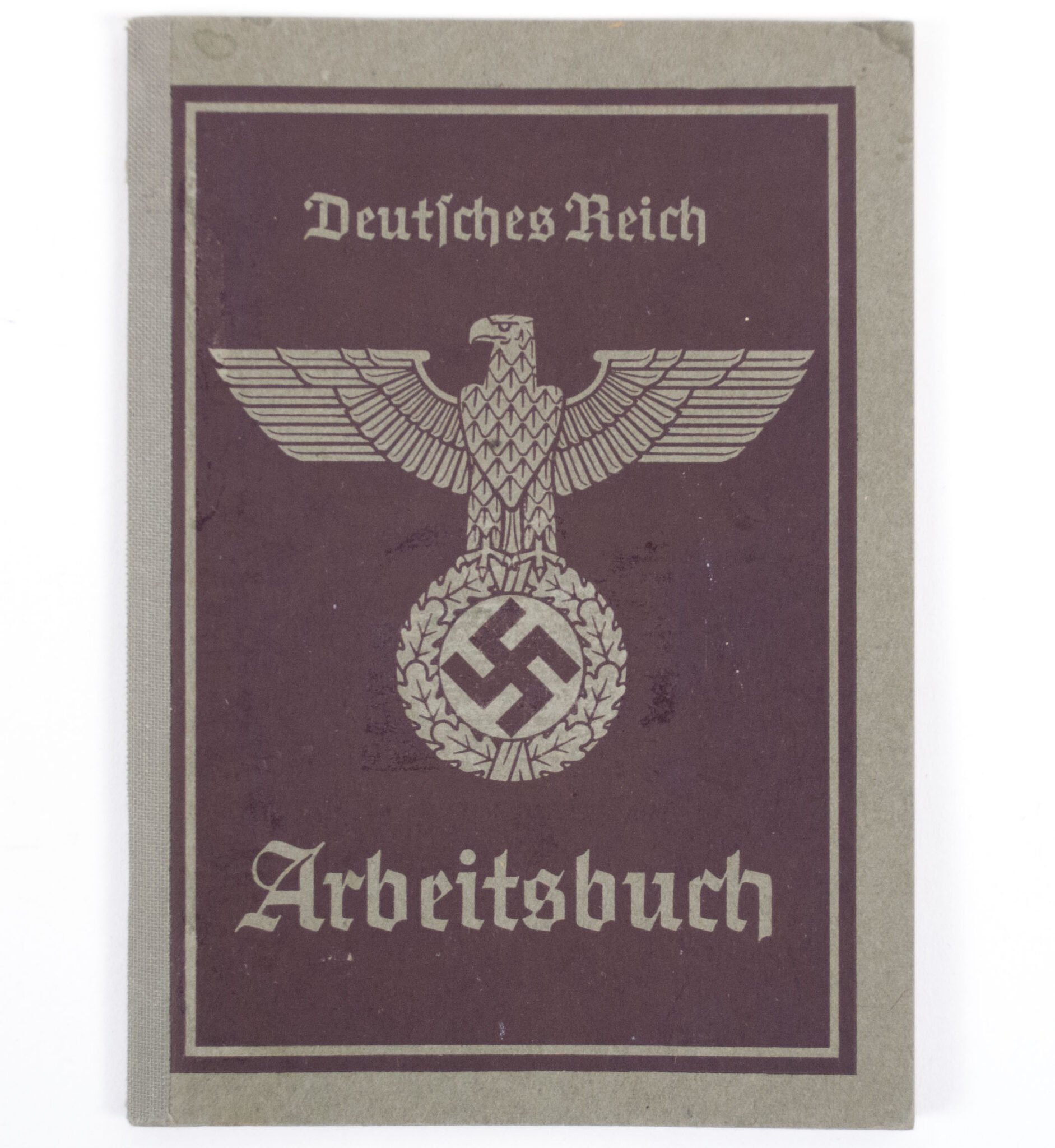 Arbeitsbuch second type Arbeitsamt Halle (with Siebel Flugzeugwerke stamp) — image 2