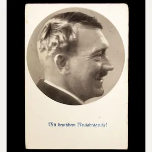 (Postcard) Adolf Hitler 'Mit Deutschem Neujahrsgrusse'