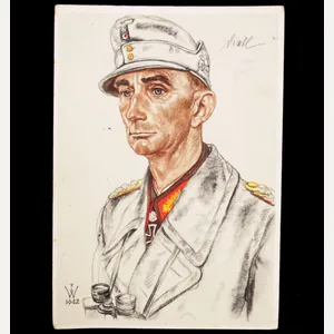 Postcard: W. Willrich Generaloberst Dietl