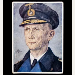 Postcard: W. Willrich Konteradmiral Dönitz