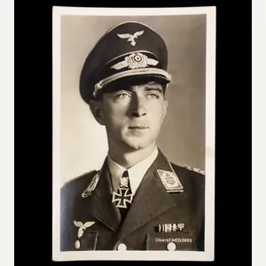 (Postcard) Ritterkreuz Träger Oberst Mölders
