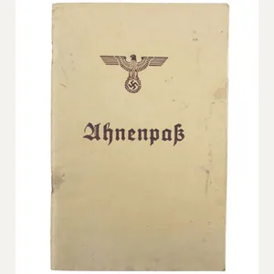 WWII German Ahnenpass (ancestry pass)