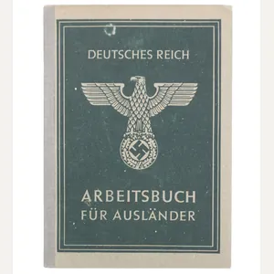 Arbeitsbuch für Ausländer (Ukrainer) with passphoto
