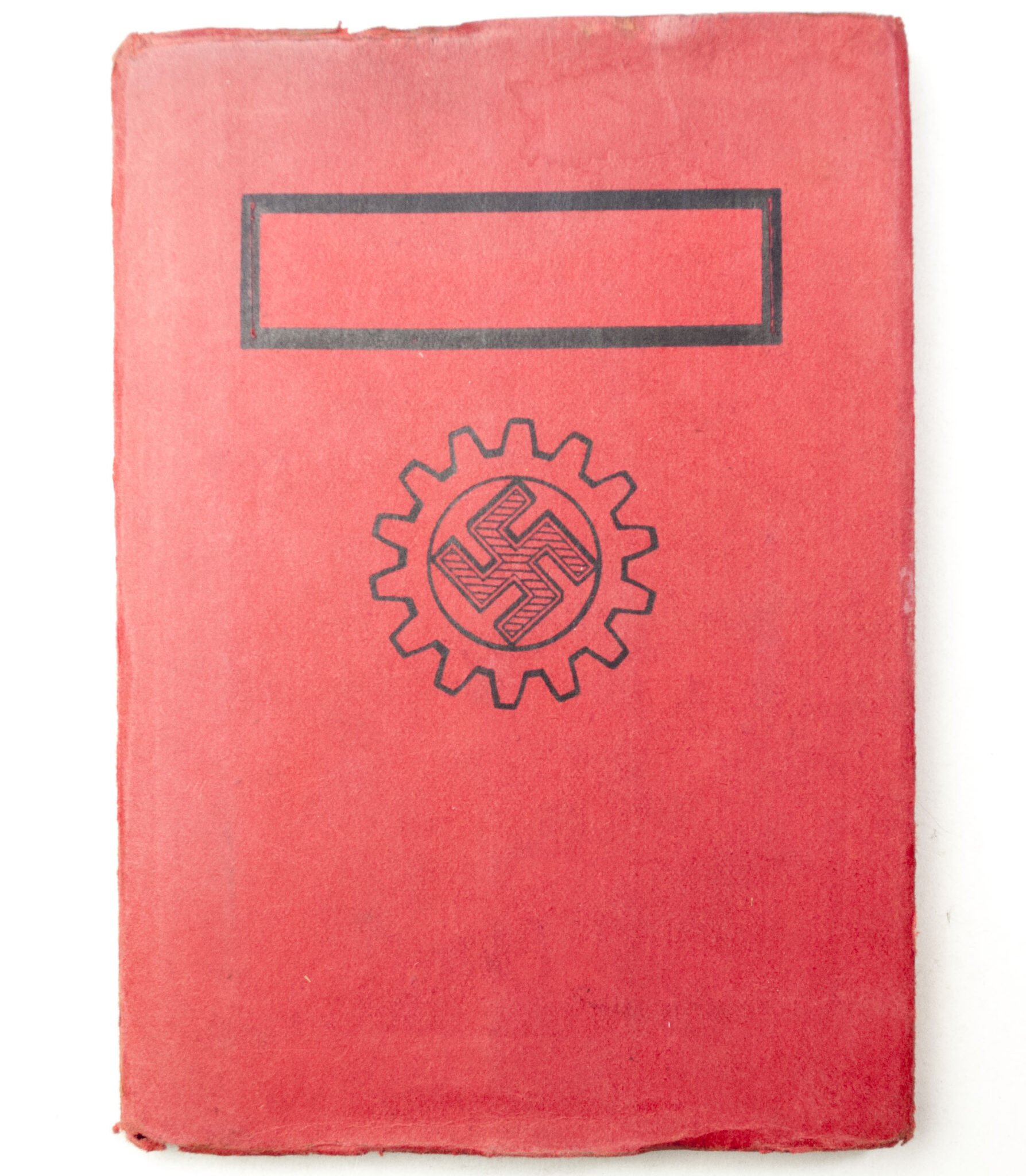 Deutsche Arbeitsfront (DAF) Mitgliedsbuch rare variation with cover + photo's — image 2