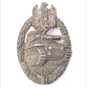 Panzerkampfabzeichen (PKA) / Panzer Assault Badge (PAB) maker 'Deumer'