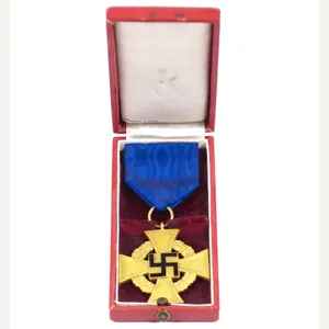 Treue Dienst 40 Jahre medaille + etui / Loyal Service …