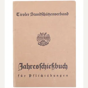 Tiroler Standschützenverband Jahres Schießbuch für Pflichtübungen