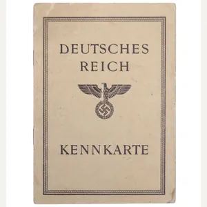 Deutsches Reich Kennkarte – Late war 1945 paper variation