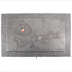 German WWI patriotic cigarette box: 'Aus Eiserner Zeit 1914-1916' (small) …
