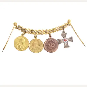 German Imperial Frackkette with Rote Adler Orden, Landwehr Dienstauszeichnung, 1871 …