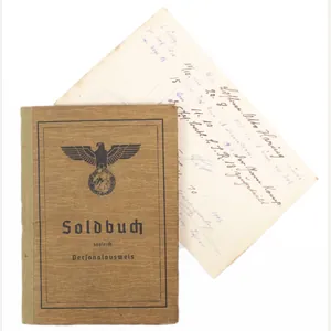 Late war Soldbuch of a member who went to the …