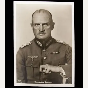 (Postcard) Generaloberst Blaskowitz – Commander 'Festung Holland'