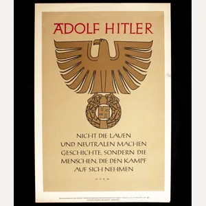 WWII German NSDAP Wochenspruch (propaganda miniposter) (1942)