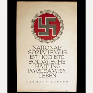 WWII German NSDAP Wochenspruch (propaganda miniposter) (1942)