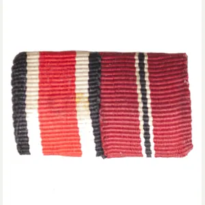 Feldspange / Double ribbonbar with EK2 + Ostmedaille