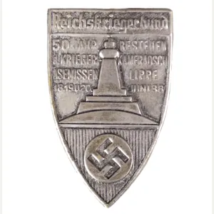 Kyffhäuserbund / Reichskriegerbund 50 Jahr Bestehen d. Krieger Kameradsch. Äsemissen …