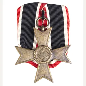Kriegsverdienstkreuz Ohne Schwerter (KVK) Einzelspange / War Merit Cross (single …