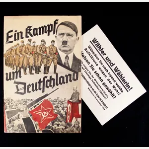 (Brochure) Ein Kampf um Deutschland WITH the extra leaflet! (1933)
