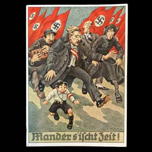 (Postcard) Mander s'ischt Zeit!' (Men, It's Time!) (1938)