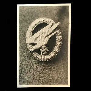 (Postcard) Fallschirmjager abzeichen