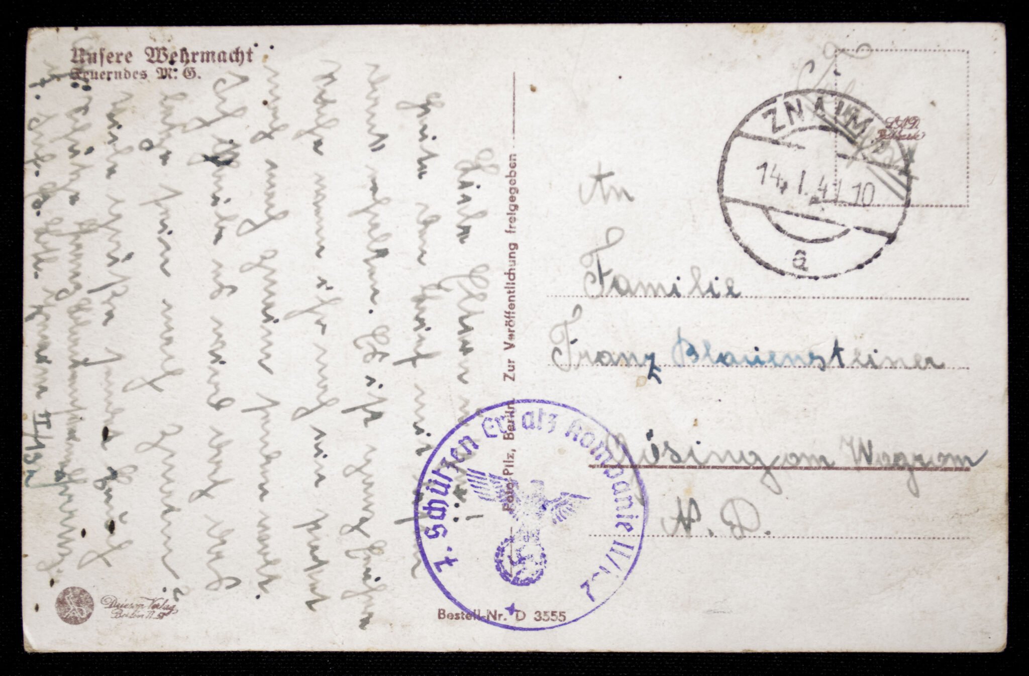 (Postcard) Feuerndes M.G. — image 2