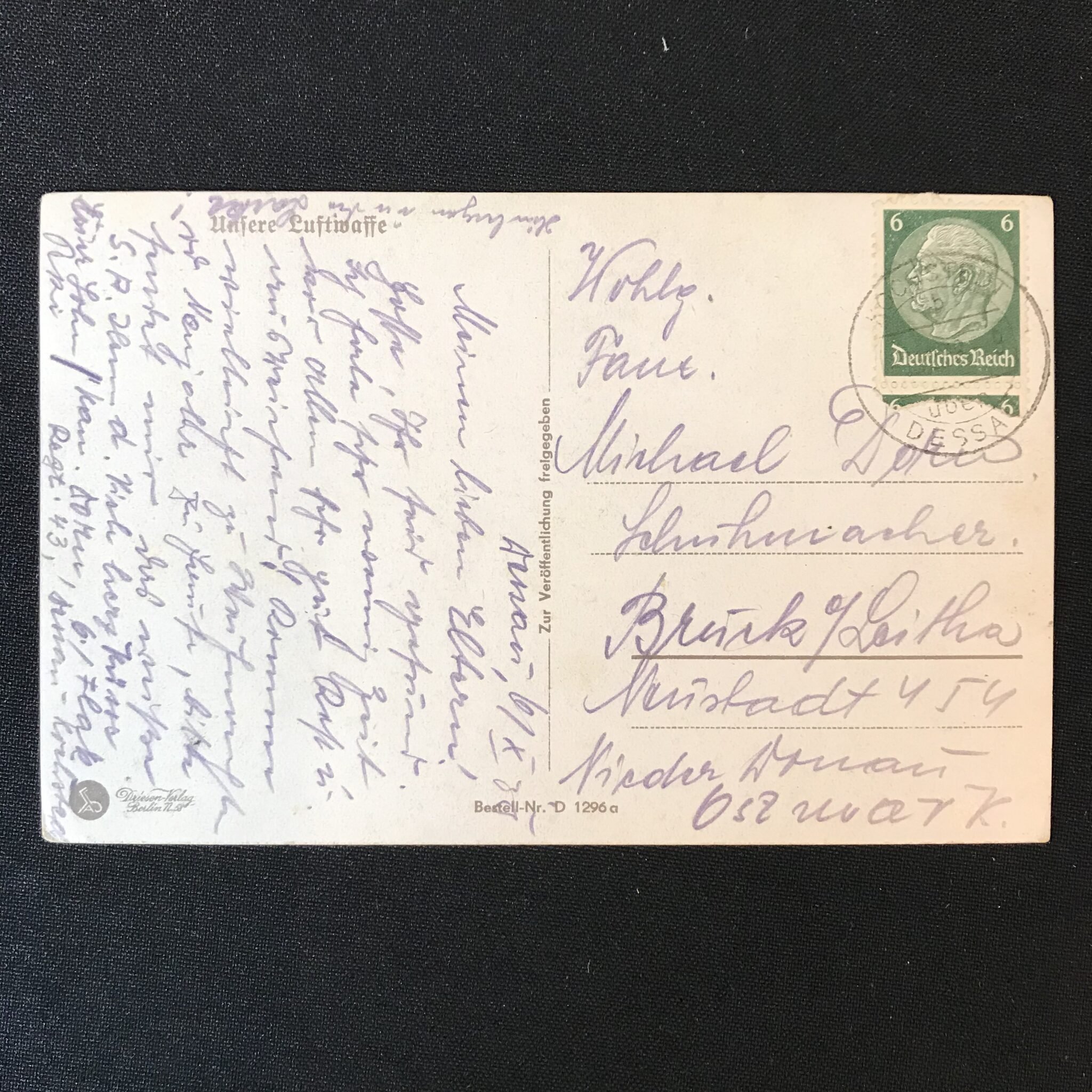 (Postcar) Unsere Luftwaffe / Abwehr — image 2