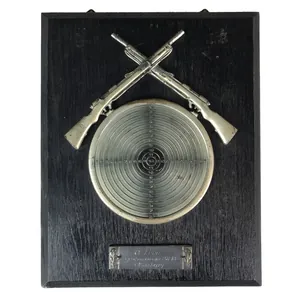 WWII German Shooting plaque from Offenburg with two K98's (1942)