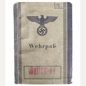 (Waffen SS) Wehrpass Stab III./SS-Totenkopf Pz. Gren. Rgt. 'Eicke'.