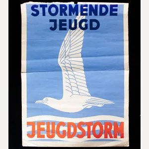 (NSB) Nationale Jeugdstorm – Stormende Jeugd poster
