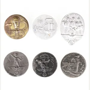 Tag der Arbeit – complete series of 6 badges 1934-1939