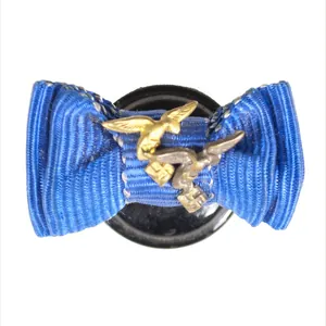 Luftwaffe double Buttonhole ribbon for Dienstauszeichnung 4 + 8 Jahre