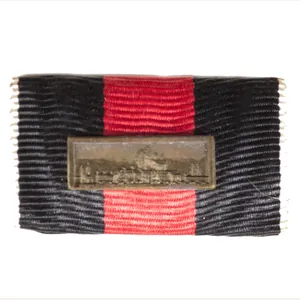 Sudetenland Annexation Feldspange mit Prageburg Auflage