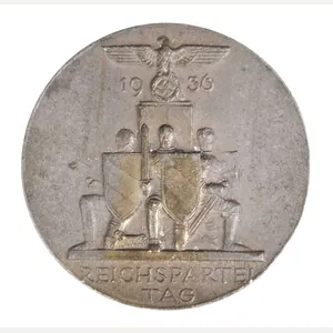 Reichsparteitag 1936 abzeichen (Maker Deschler)