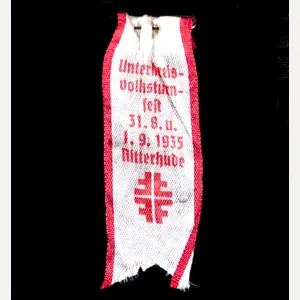 Unterkreis Volksturnfest 31.8.u.1.9.1935 Ritterhude badge