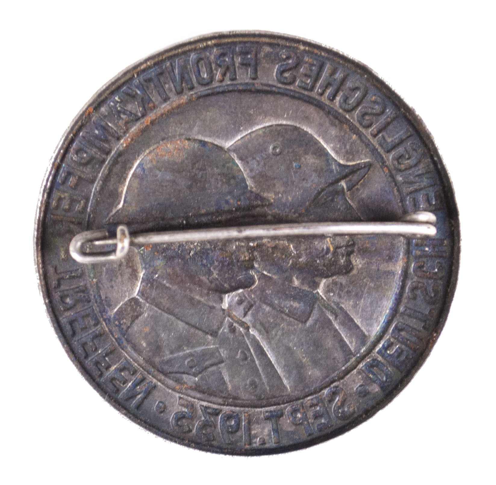 Deutsche-Englisches Frontkämpfer Treffen Sept. 1935 badge — image 2