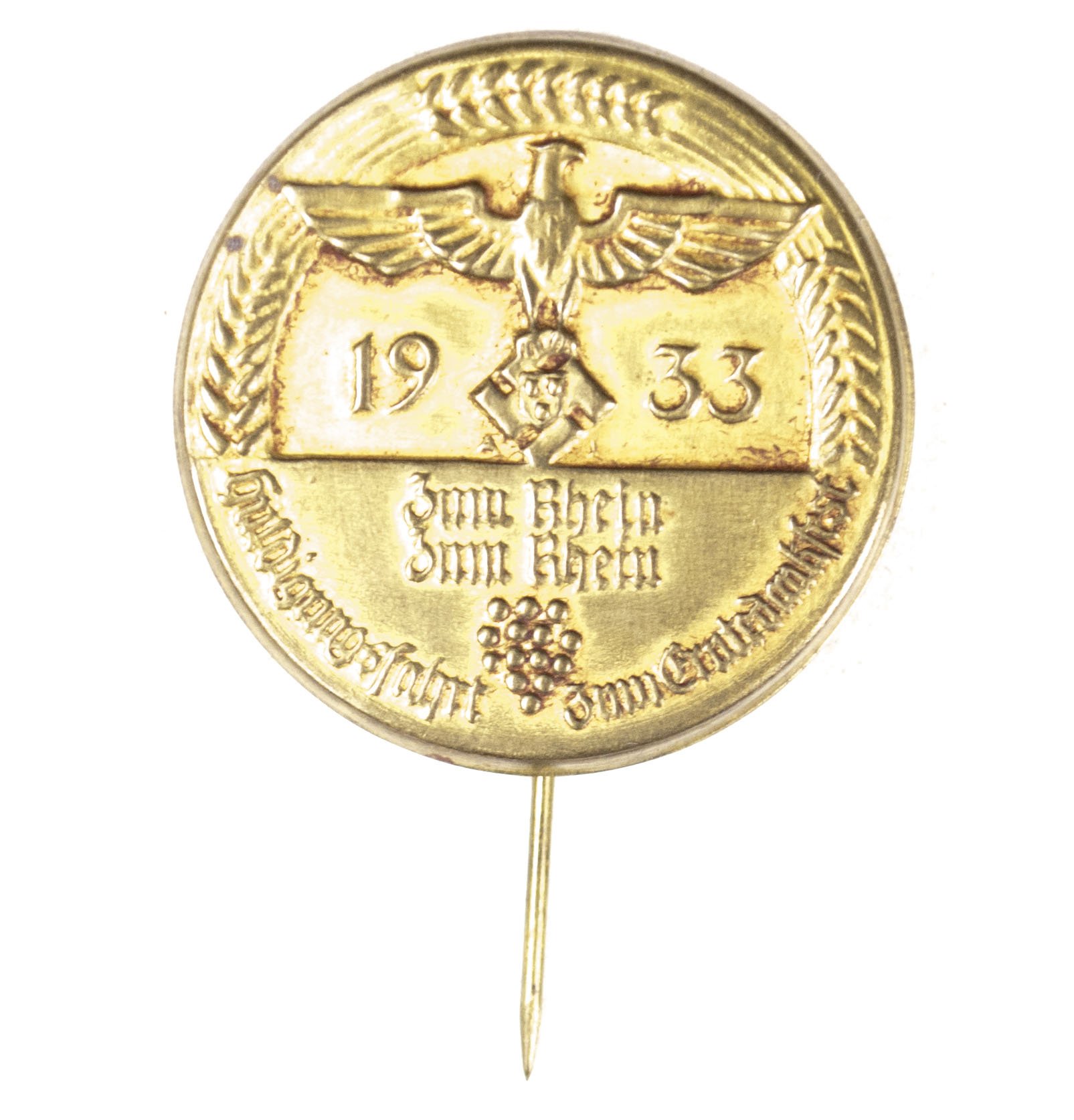 Huldigungsfahrt zum Ernstedankfest 1933 abzeichen — image 3