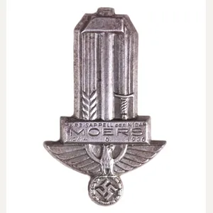Kreisappel der NSDAP Moers 13/14.6. 1936 badge