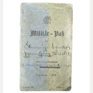 WWI Militär pass