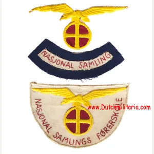 (Norway) Nasjonal Samling Førerskole insignia lot (!) – Extremely rare