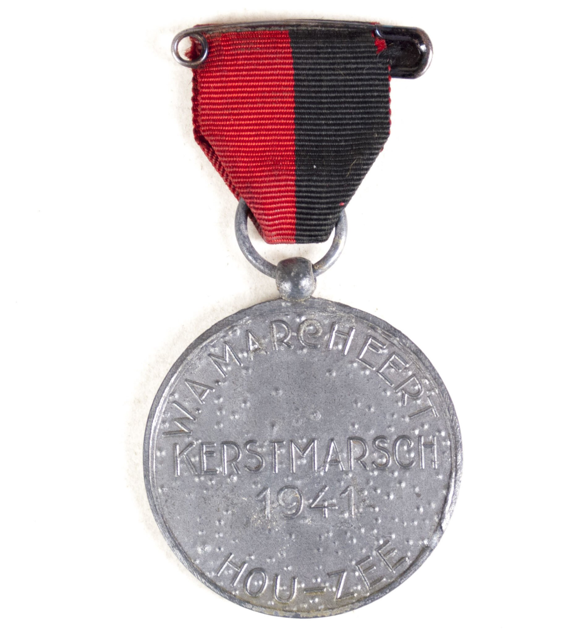 (NSB) WA Marcheert Kerstmarsch 1941 medaille — image 2