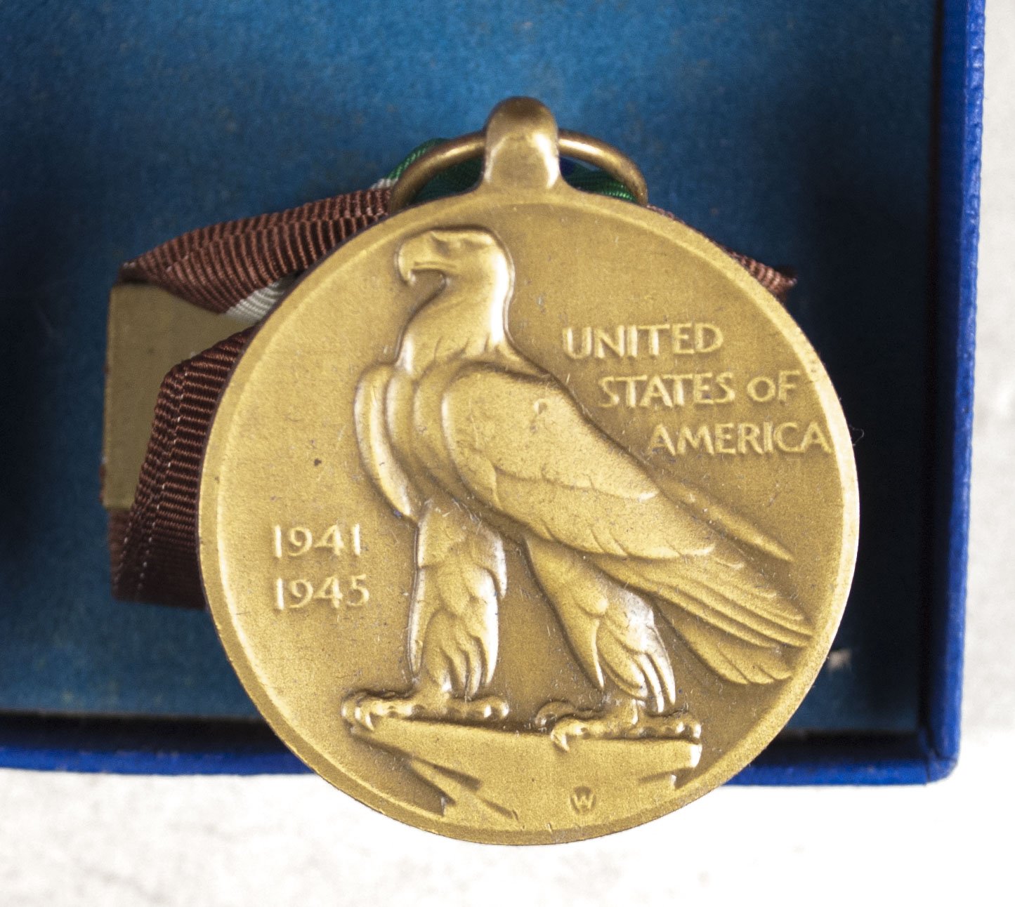 (USA) European, Afrika, Middle Wastern Campaign medal + case — image 4