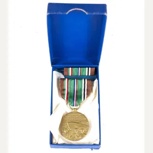 (USA) European, Afrika, Middle Wastern Campaign medal + ribbon +case