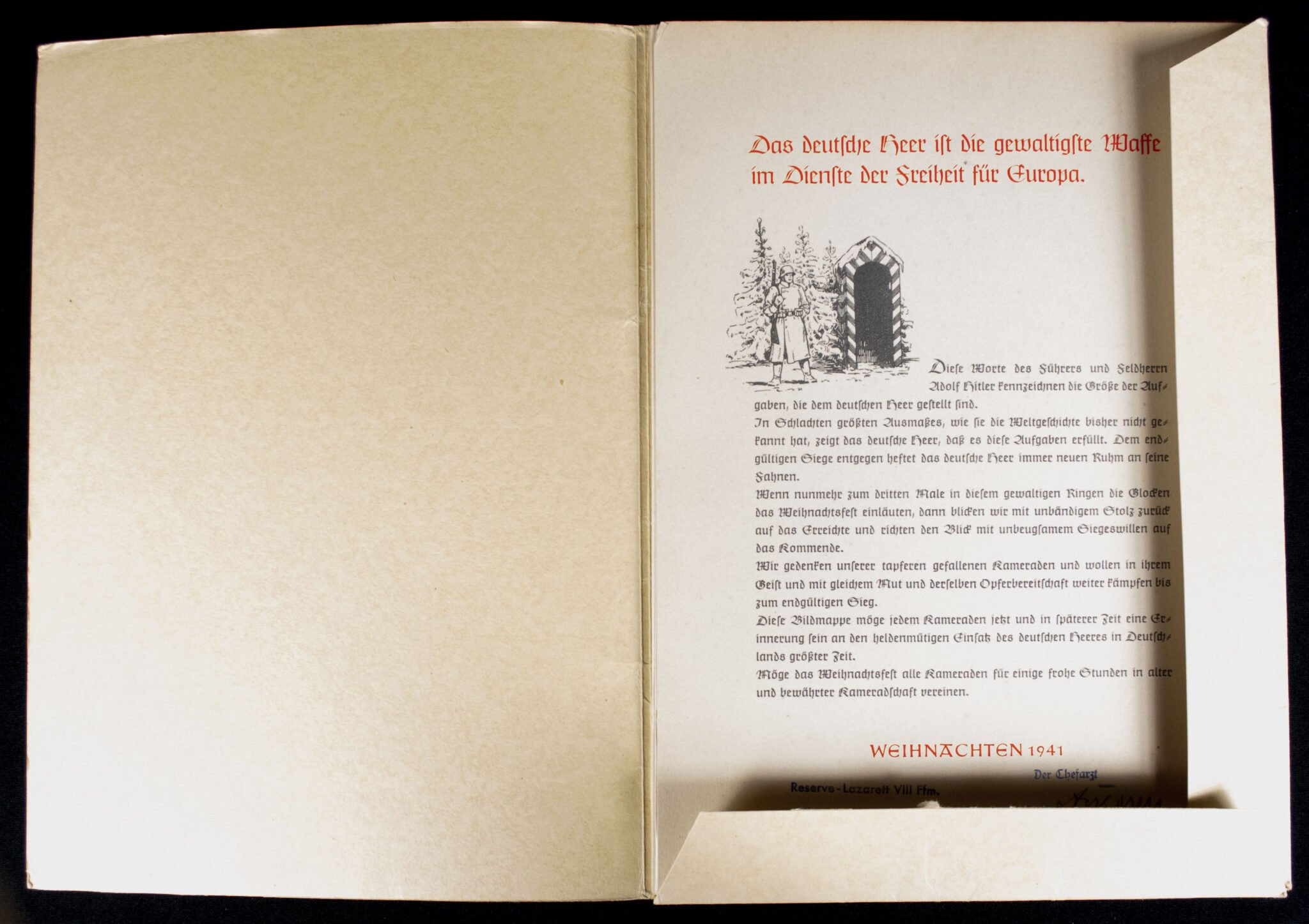 WWII German War Art Portfolio: Siegreiches Deutsches Heer Bildmappe (1941) – Complete!!! — image 2