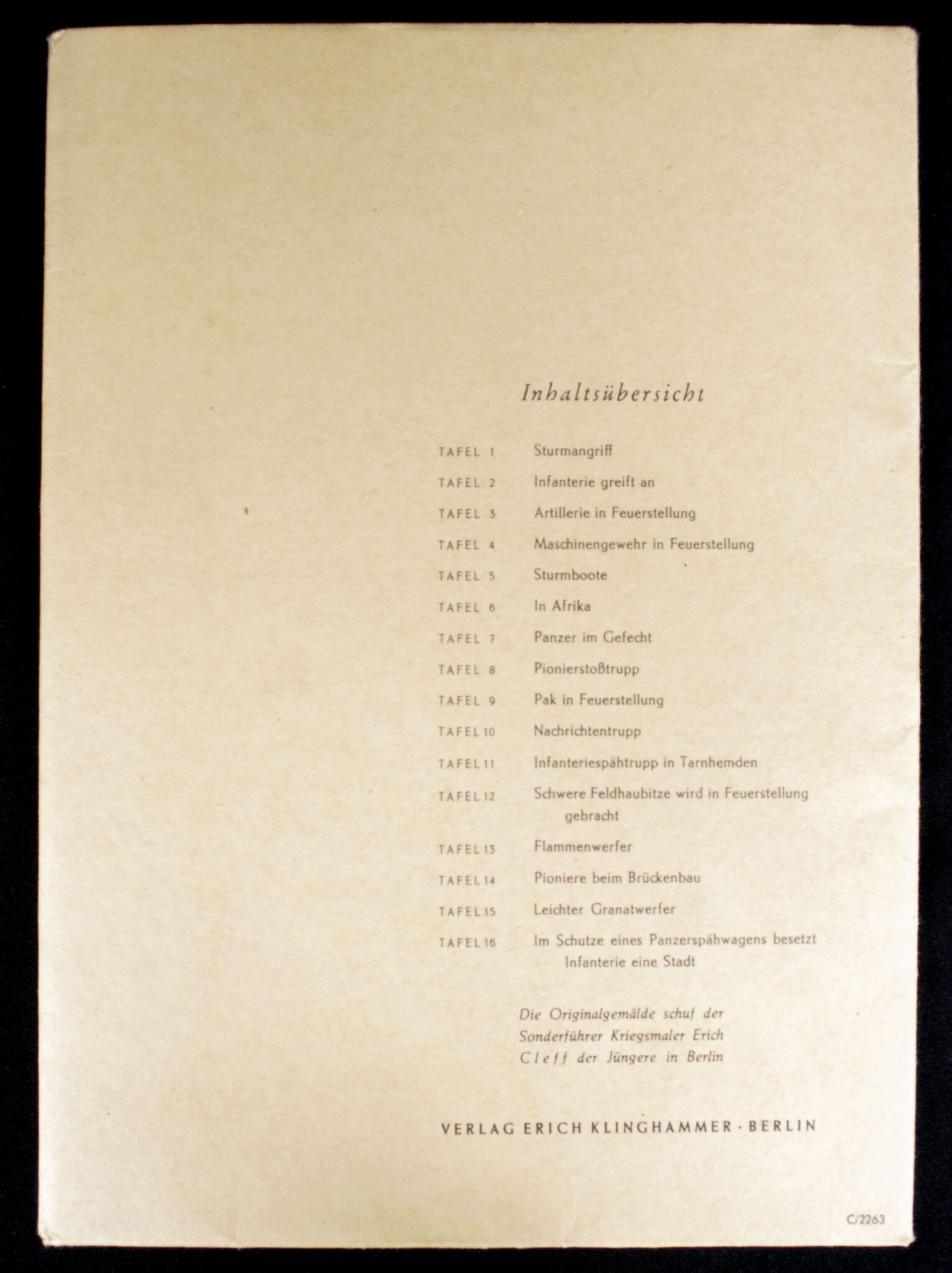 WWII German War Art Portfolio: Siegreiches Deutsches Heer Bildmappe (1941) – Complete!!! — image 21