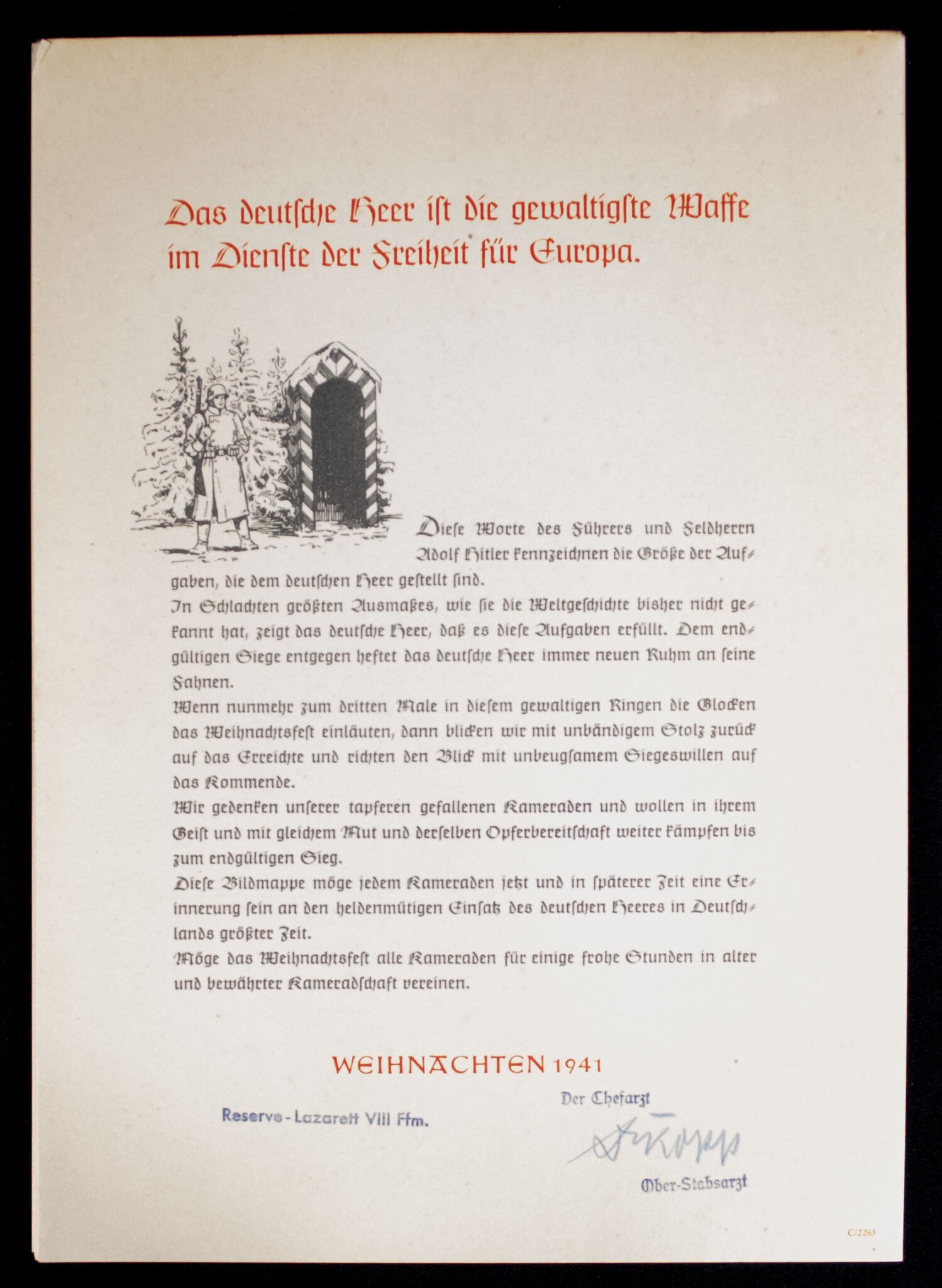 WWII German War Art Portfolio: Siegreiches Deutsches Heer Bildmappe (1941) – Complete!!! — image 3