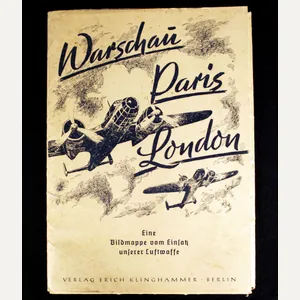 WWII German War Art Portfolio: Warschau Paris Londen (1940/41)