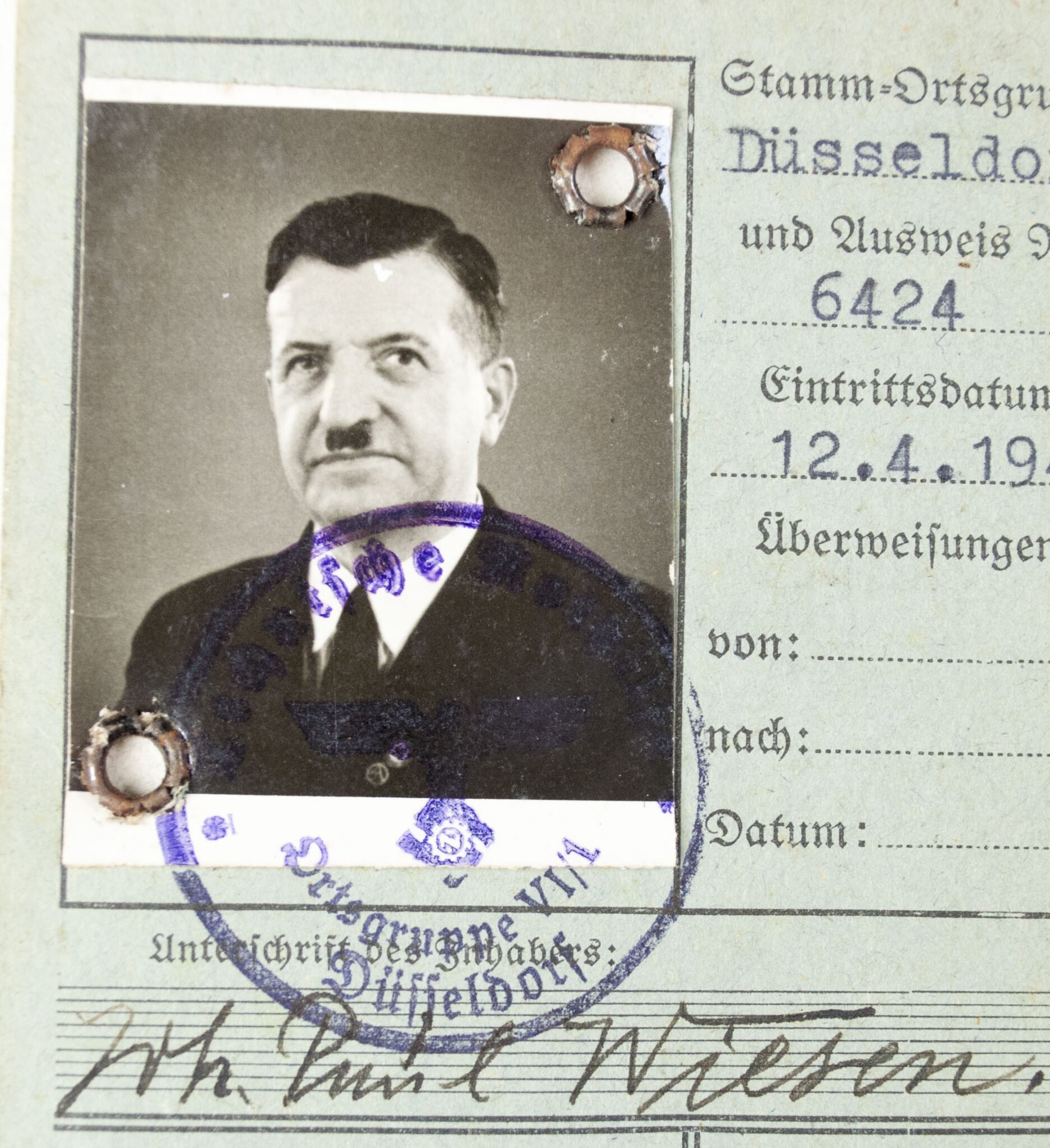 Technische Nothilfe (TN) ausweis with passphoto (Düsseldorf) — image 3